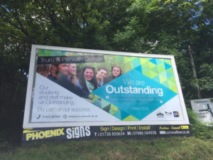 Truro Penwith College Billboard