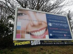 Meneage Dental Helston Billboard